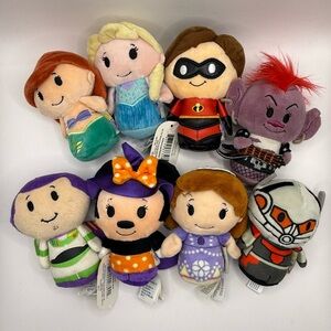 Hallmark Itty Bitty Disney Marvel Lot Plus Stuffed Mini Figures